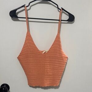 Sky and Sparrow Peach Knit Camisole